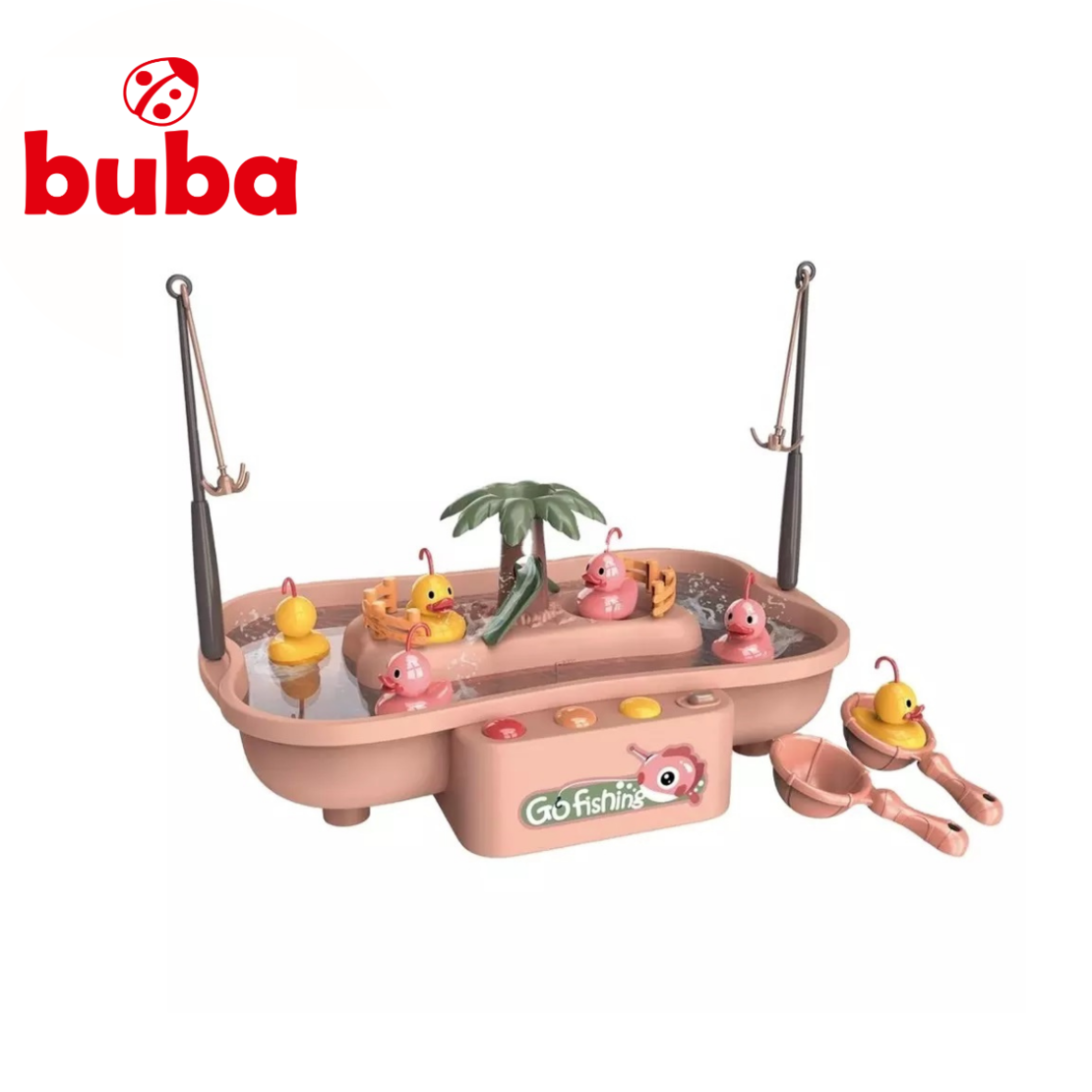  Комплект за риболов Buba Go Fishing, 889-192, патета, розов 