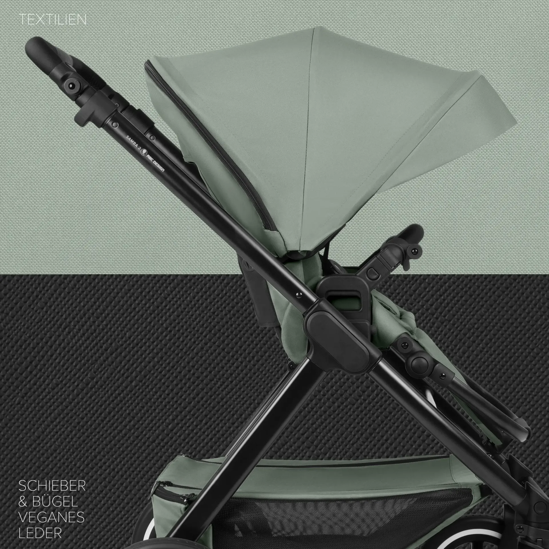 ABC Design Samba 2 Pine Комбинирана Детска Количка 2 в 1