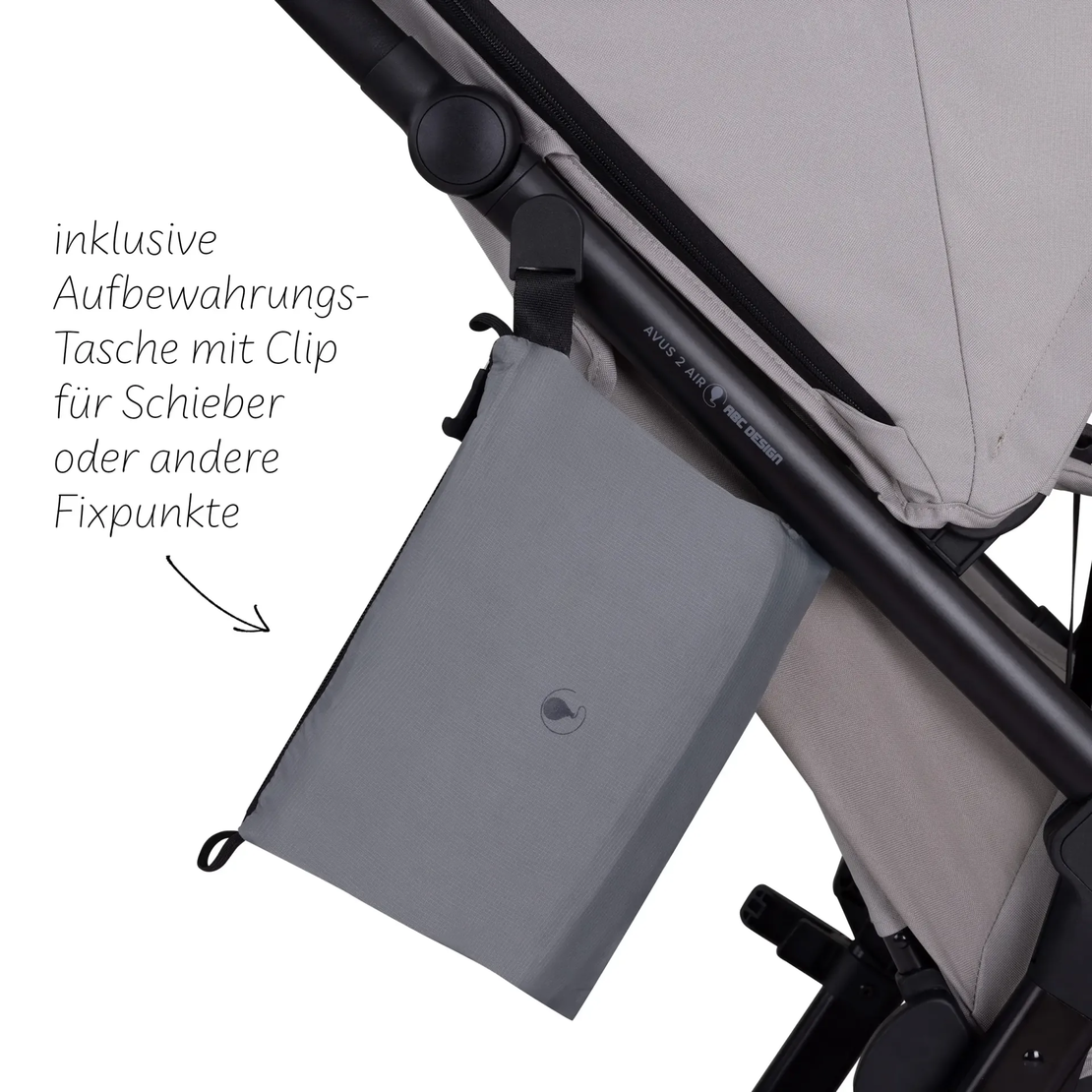 ABC Design Rain Cover 4 Seasons for Stroller Дъждобран с Цип за Детска Количка