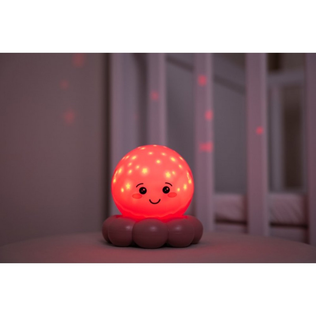 Cloud B Нощна Лампа Twinkles To Go Octo Pastel Pink