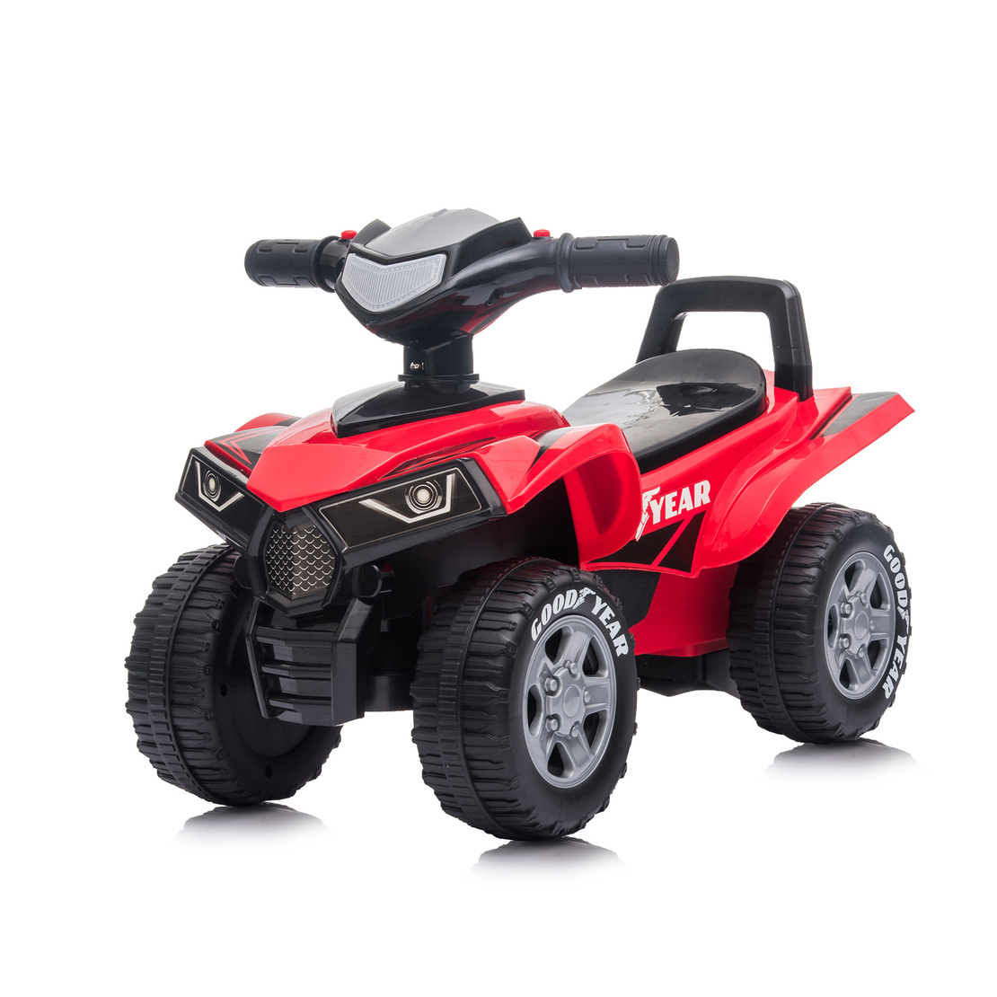 Chipolino  Количка за яздене ATV Goodyear Червена