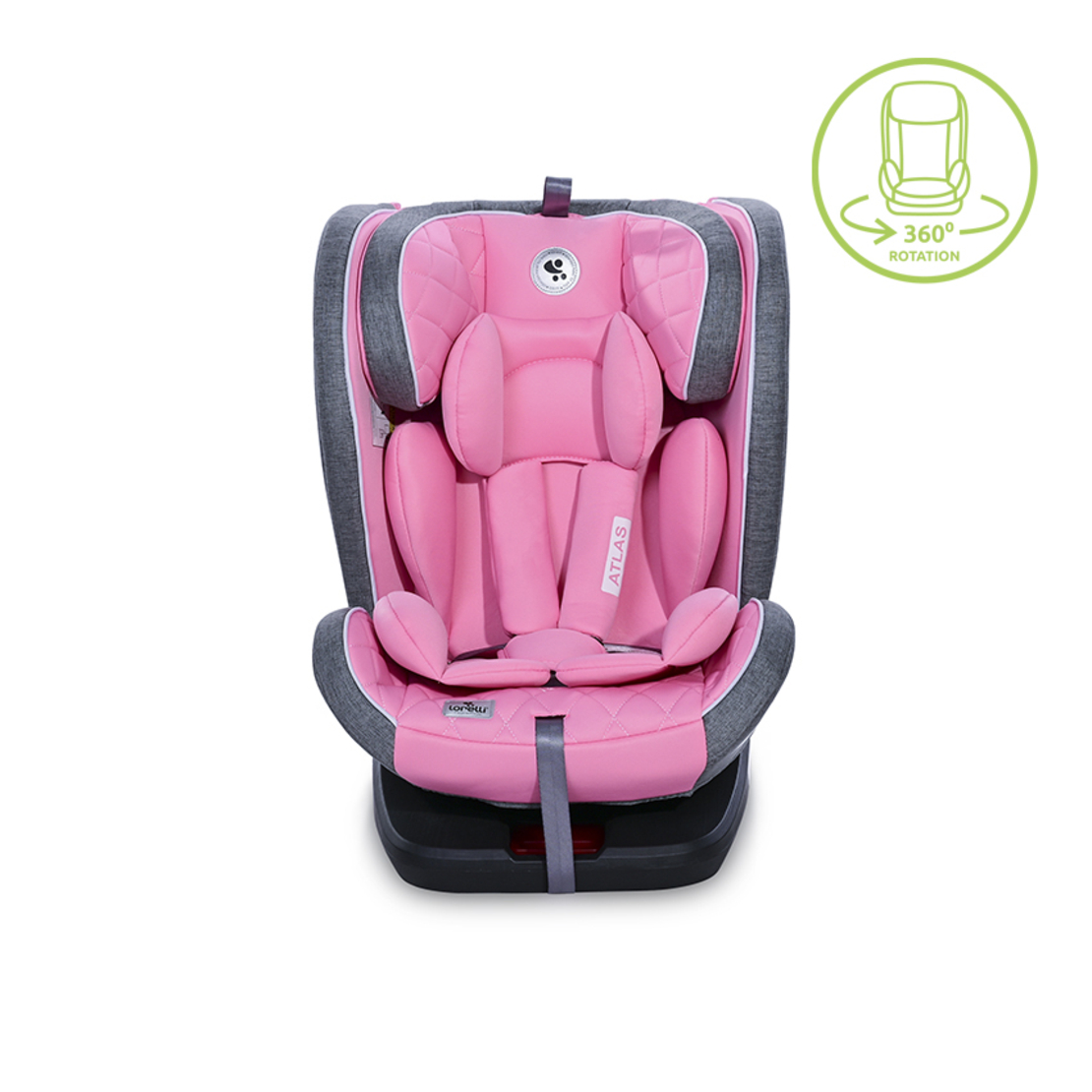 СТОЛ ЗА КОЛА ATLAS ISOFIX 0-36 kg PINK BLUSH
