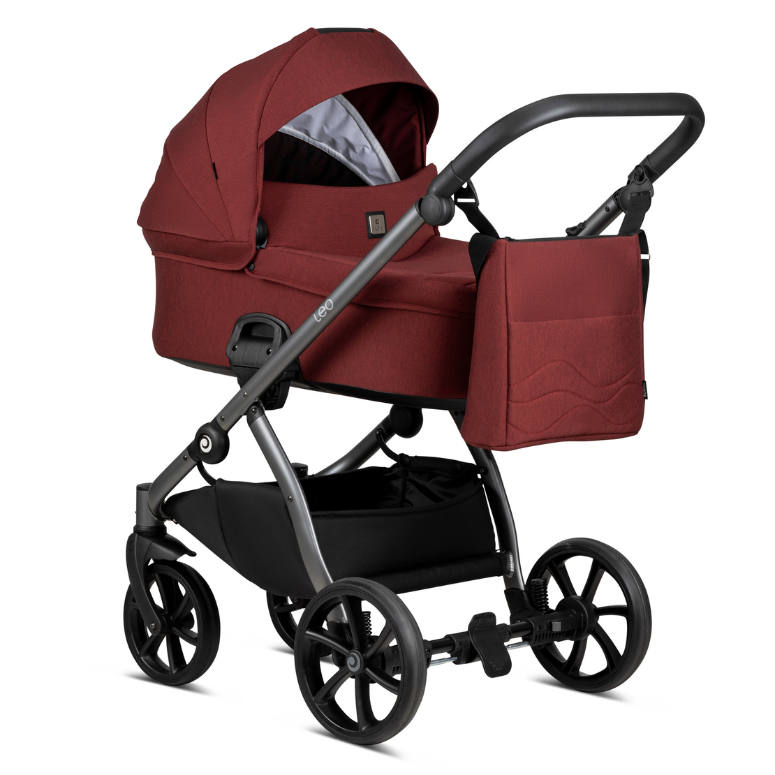 Tutis LEO Cherry  105 Комбинирана Детска Количка 2 в 1
