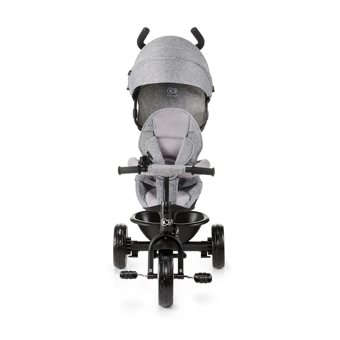  Триколка KinderKraft ASTON, Сива 