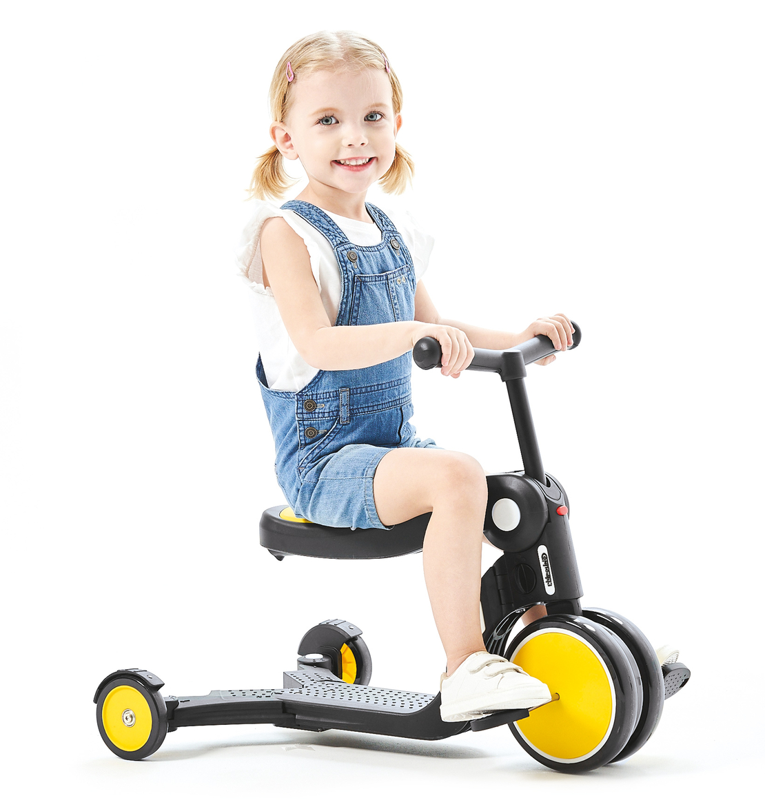 Chipolino  Детска играчка скутер 4 в 1 ALL RIDE Жълт