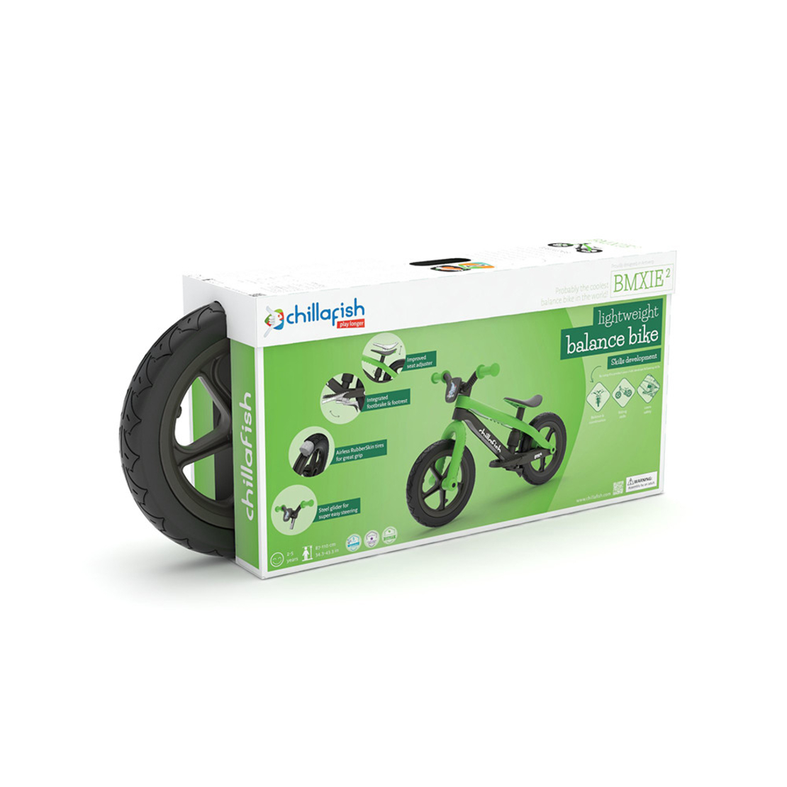  Колело за балансиране Chillafish BMXIE2, Kiwi 
