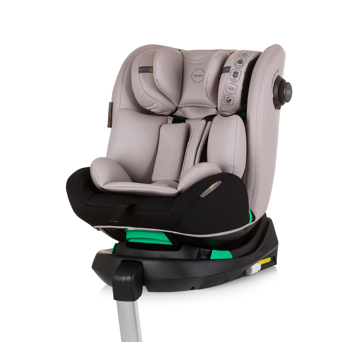 Chipolino  Столче за кола 360 I-size 40-150 ОЛИМПУС Макадамия