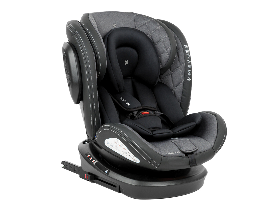 Стол за кола 0-1-2-3 (0-36 кг) Stark ISOFIX Dark Grey 2023