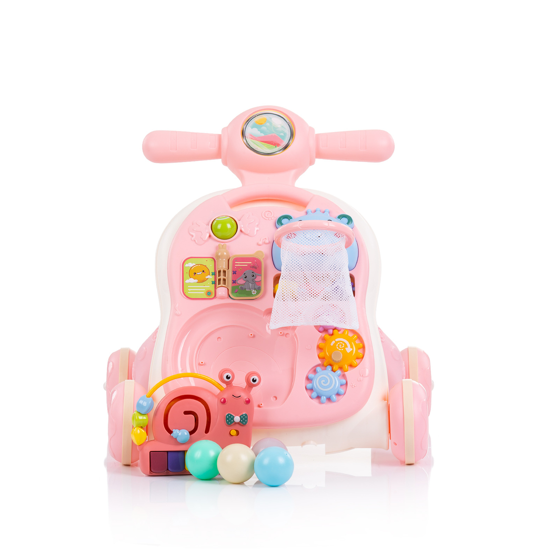Chipolino Музикална игра на колела 3 в 1 Мече Розова