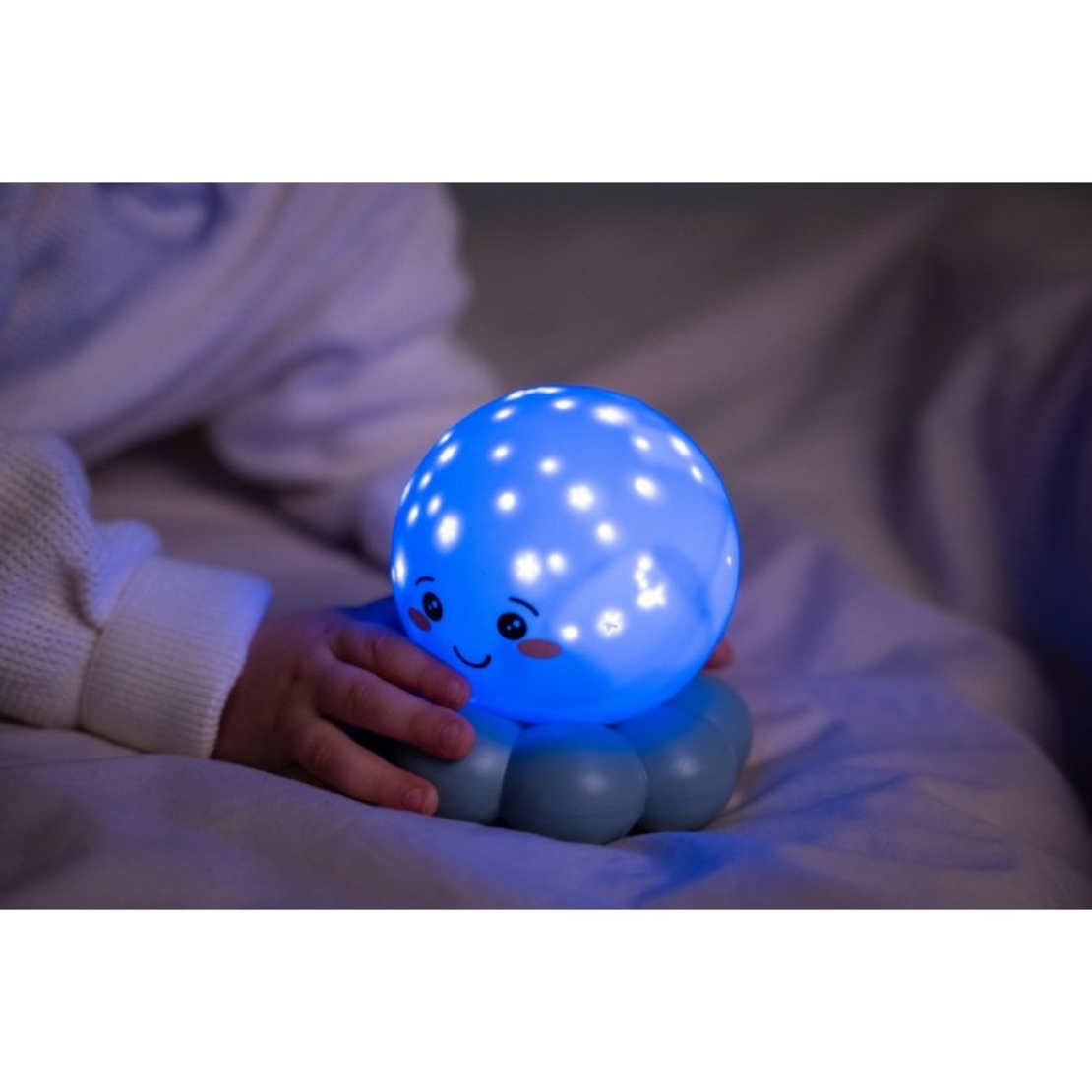 Cloud B Нощна Лампа Twinkles To Go Octo Pastel Blue