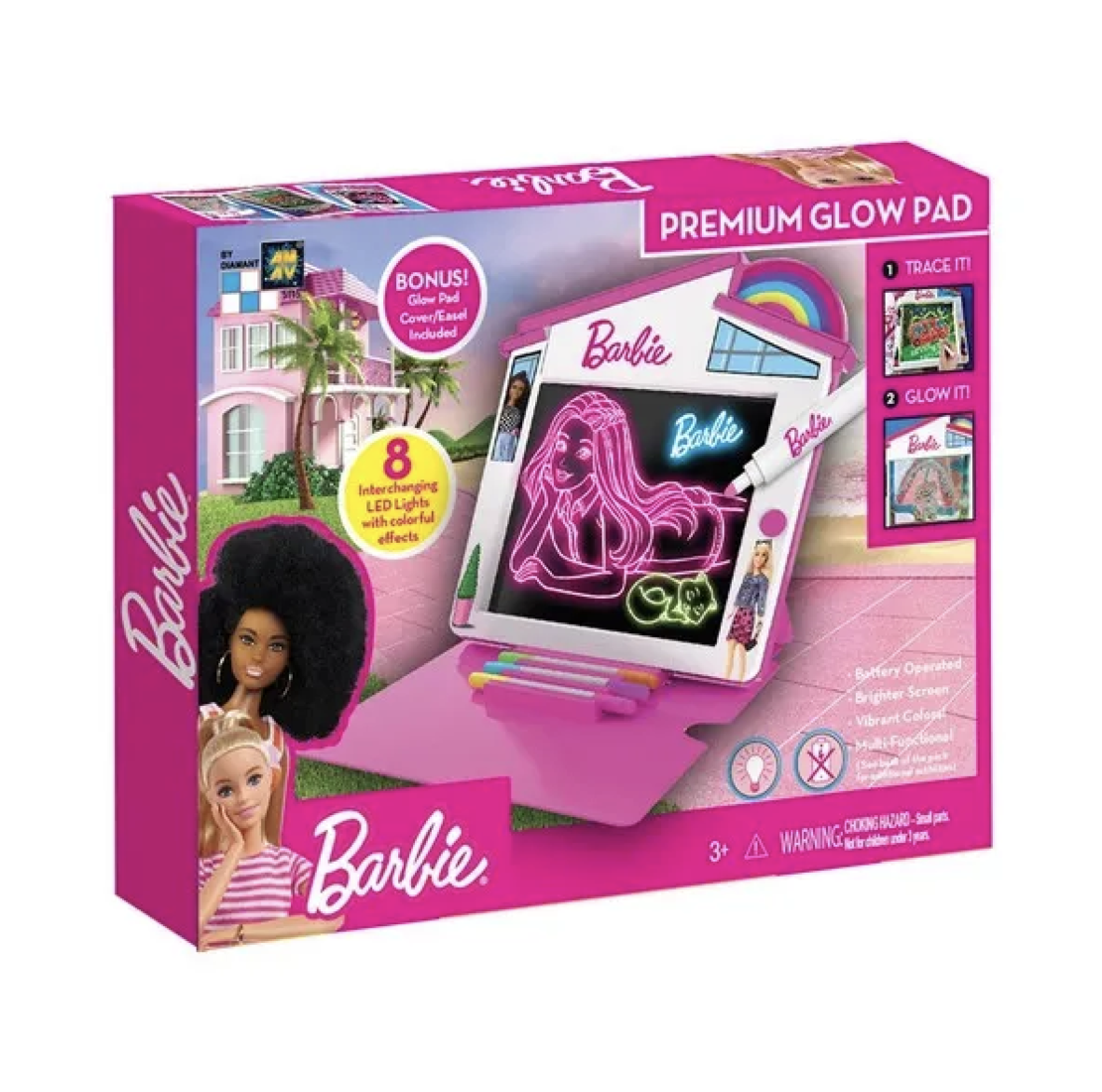 Premium Glow Pad Barbie 3+ Светеща Дъска за Рисуване