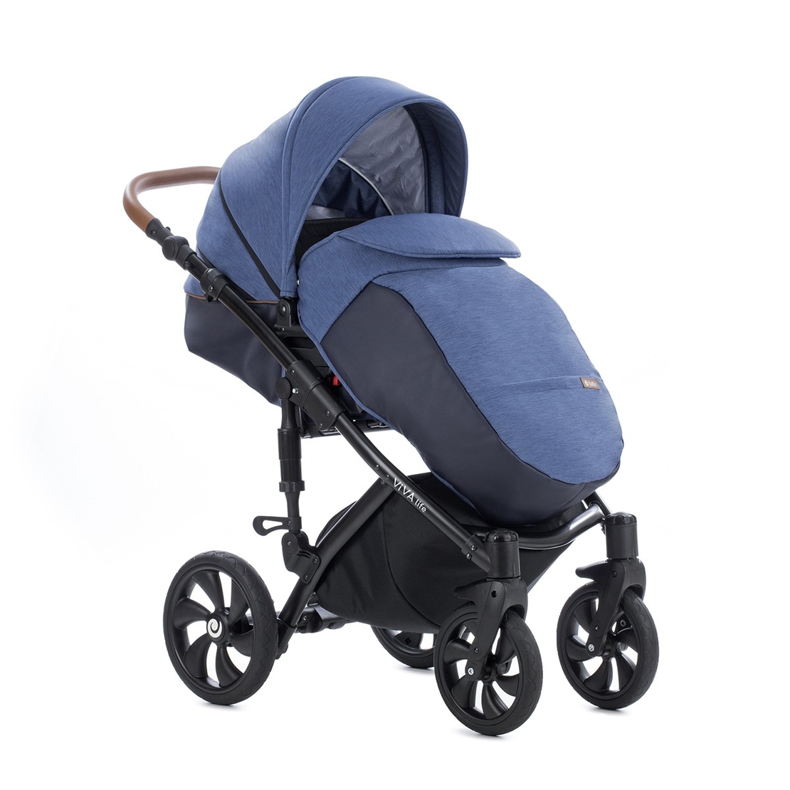 Tutis Viva Life Blue Indigo 076 Комбинирана Детска Количка 2 в 1