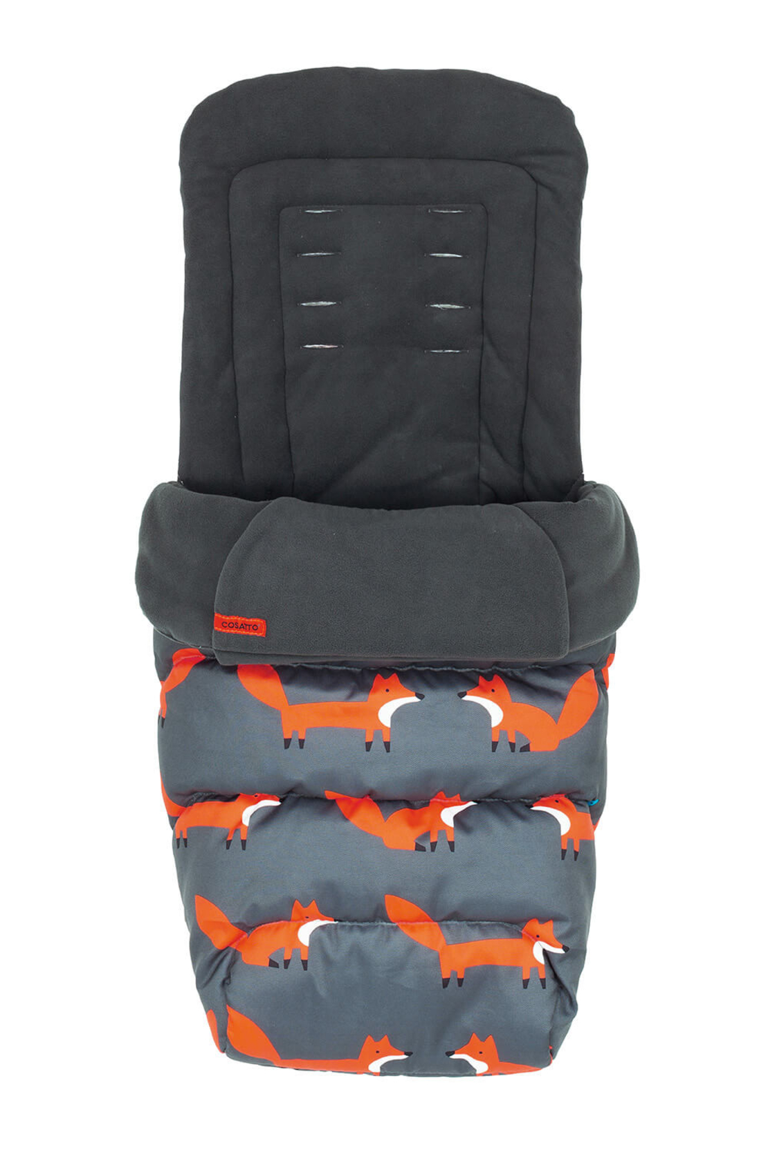 Комплект количка Cosatto Giggle 3 Charcoal Mister Fox 5в1, i-Size база и чувалче за крака