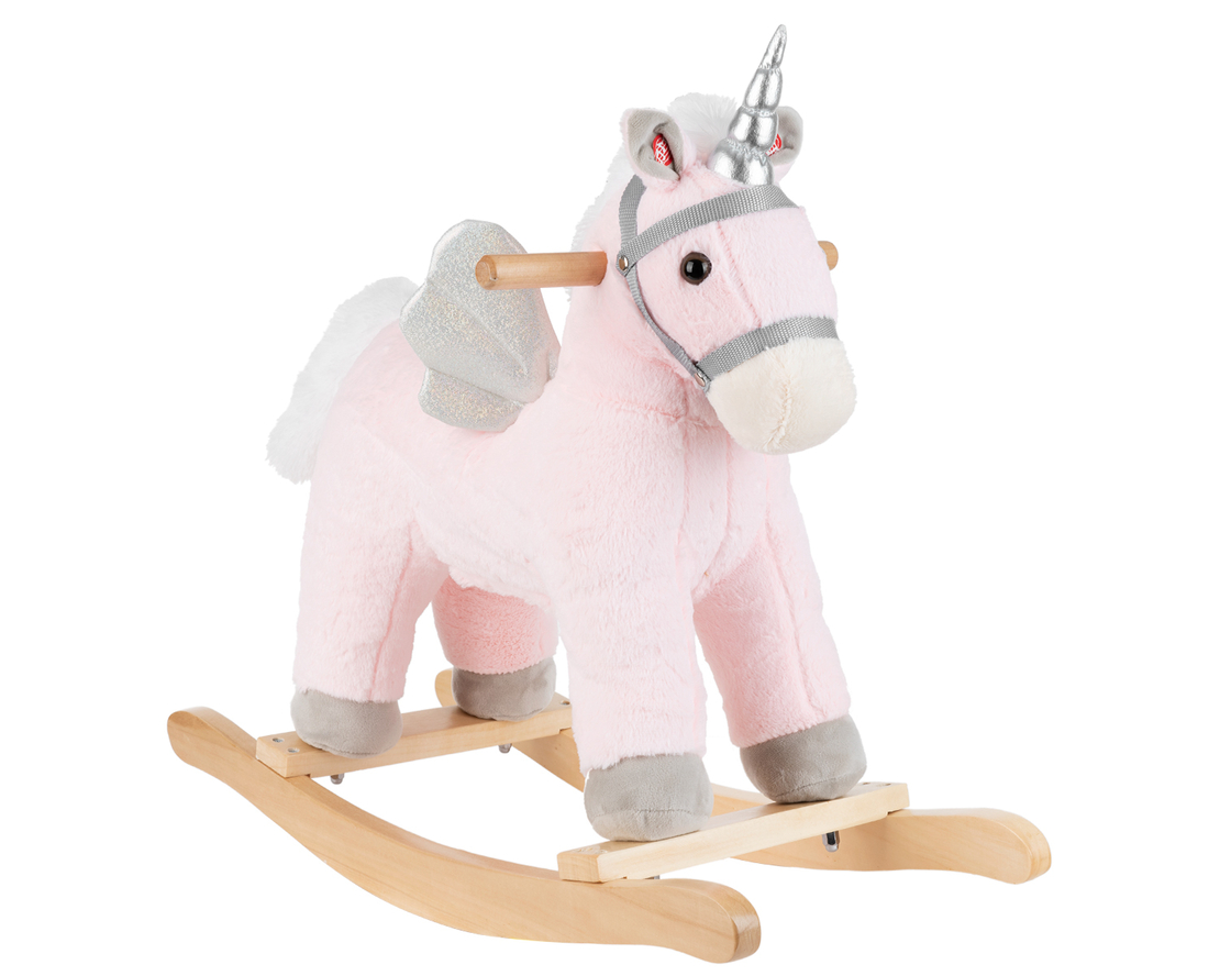 KikkaBoo Люлеещо конче със звук Pink Horse