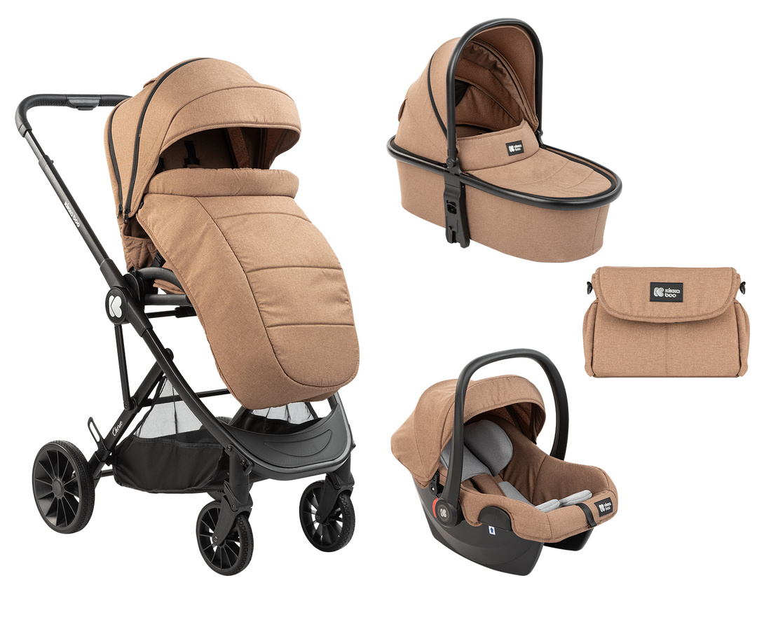 Комбинирана количка 3в1 Cherie Beige