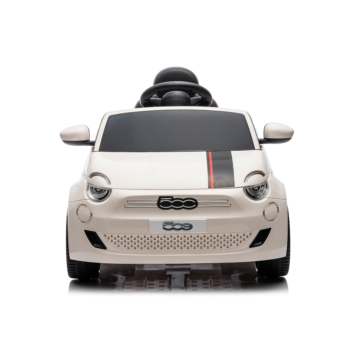 Chipolino Електрическа кола FIAT 500 Бяла