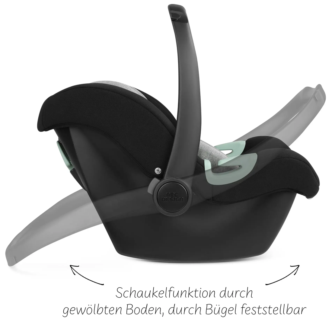 ABC Design Infant Car Seat Tulip i-Size for Newborn Babys Кош за Новородено Graphite