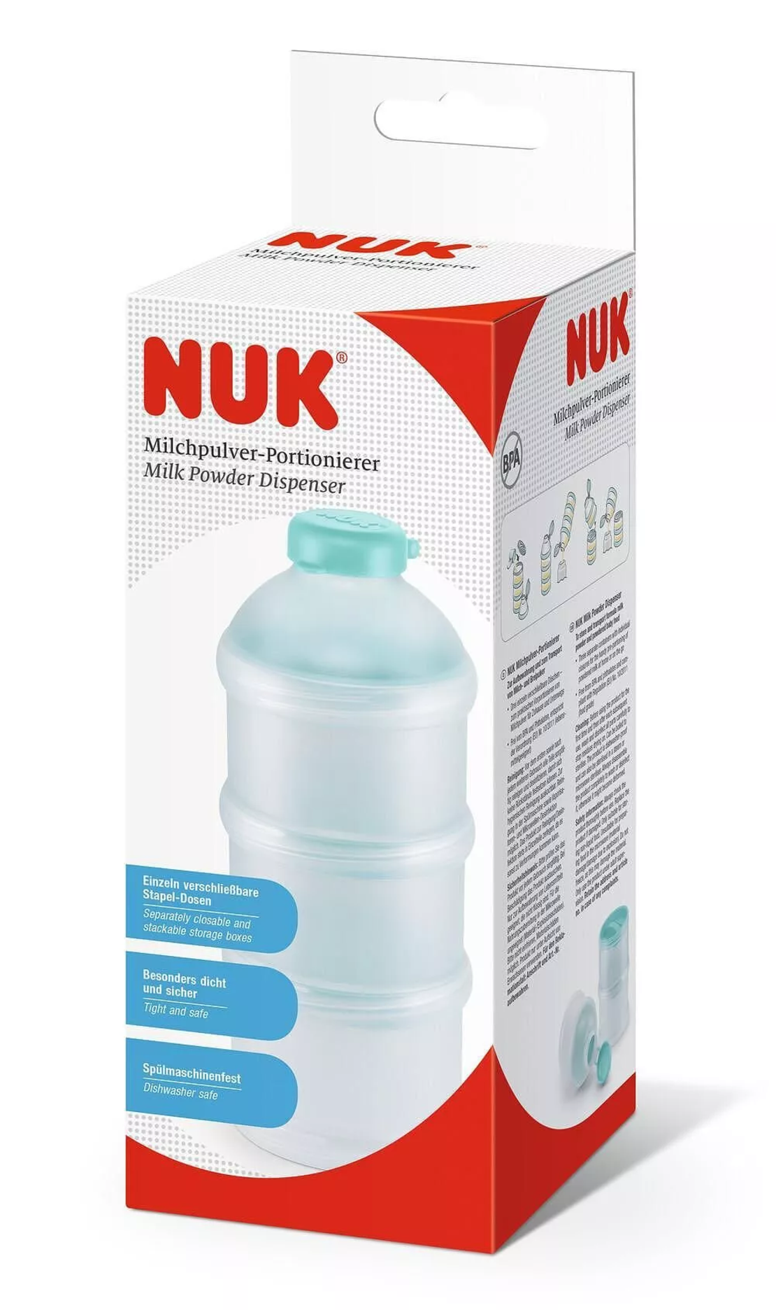 NUK Дозатор за Съхранение на Сухо Мляко MINT