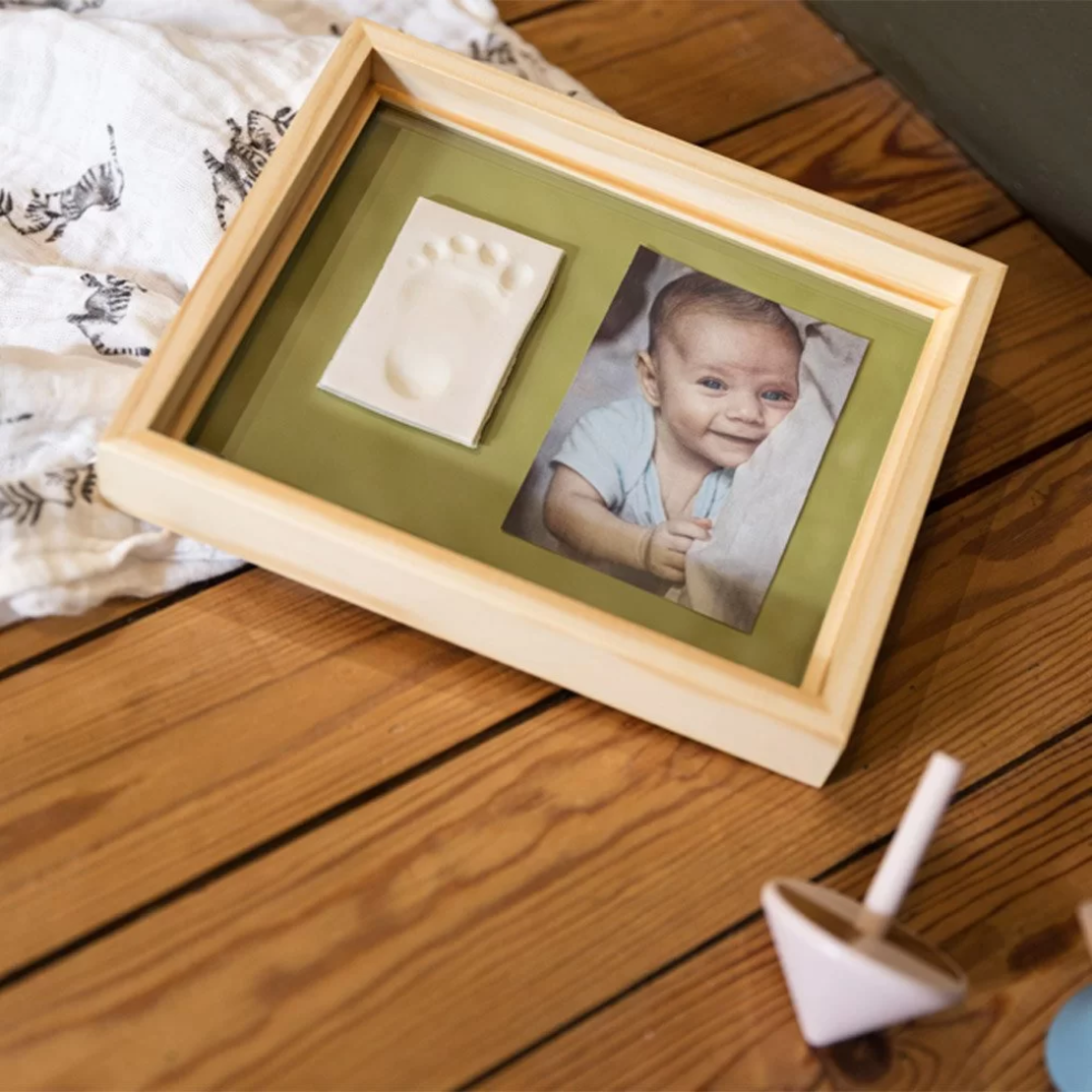 BABY ART ОТПЕЧАТЪК - BABY ART PURE FRAME РАМКА, ЦВЯТ NATURAL, С ОРГАНИЧНА ГЛИНА