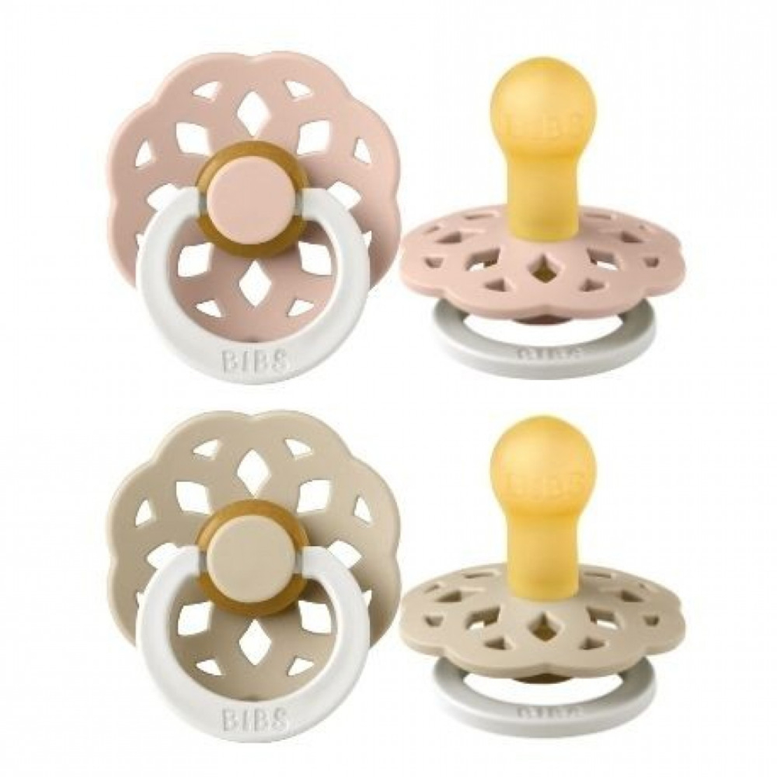 BIBS Boheme Glow Залъгалка от Каучук 1 Брой цвят Blush Vanilla от 6-18 месеца