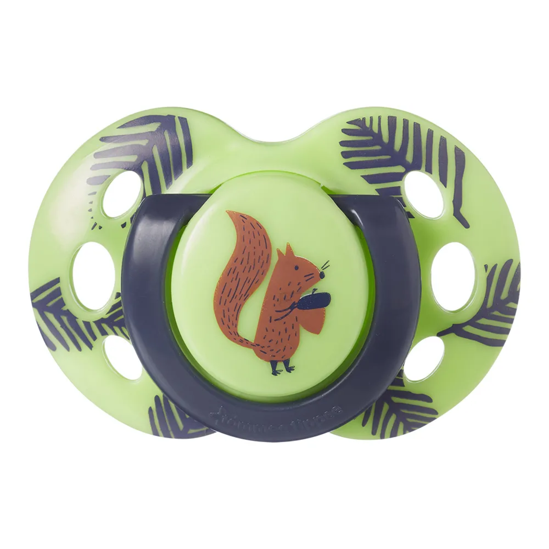 Tommee Tippee Ортодонтични Залъгалки Fun Friends 18-36M+ 2 Броя Зелена Катерица