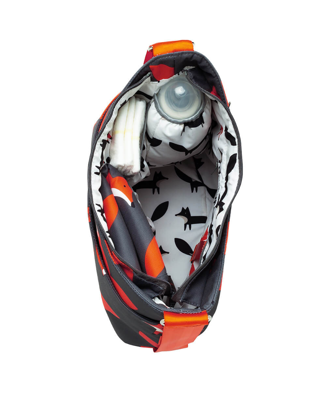 Комплект количка Cosatto Giggle 3 Charcoal Mister Fox 5в1, i-Size база и чувалче за крака