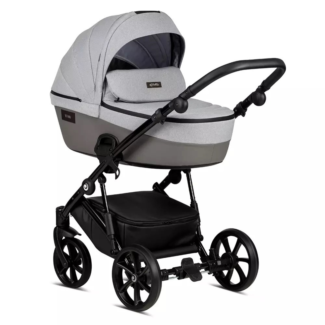 Tutis Viva 4 LUX Sleet 074 Комбинирана Детска Количка 2 в 1
