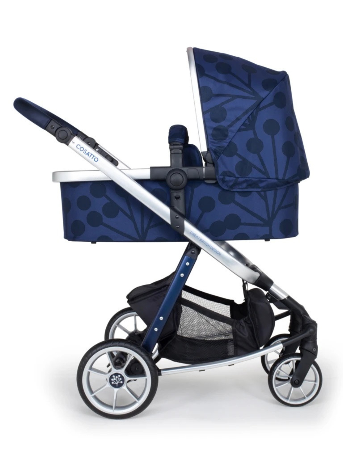 Промопакет Cosatto Giggle Quad Lunaria Ink 3в1 + i-Size база и чувалче за крака