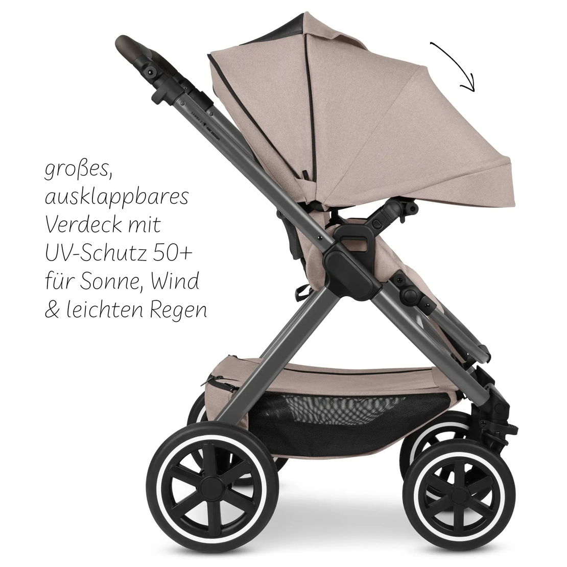 ABC Design Samba 2 Camel Комбинирана Детска Количка 2 в 1