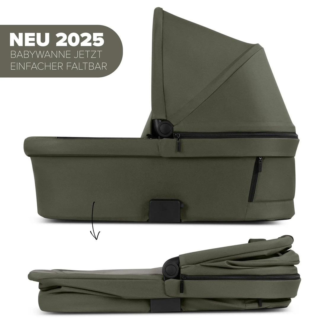 ABC Design Кош за Новородено Carrycot for Samba / Salsa Run / Zoom - Avocado