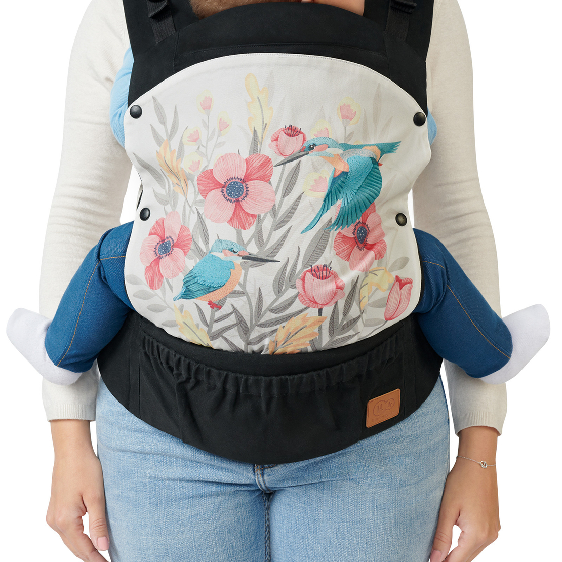  Ергономична раница KinderKraft HUGGY, Птици 