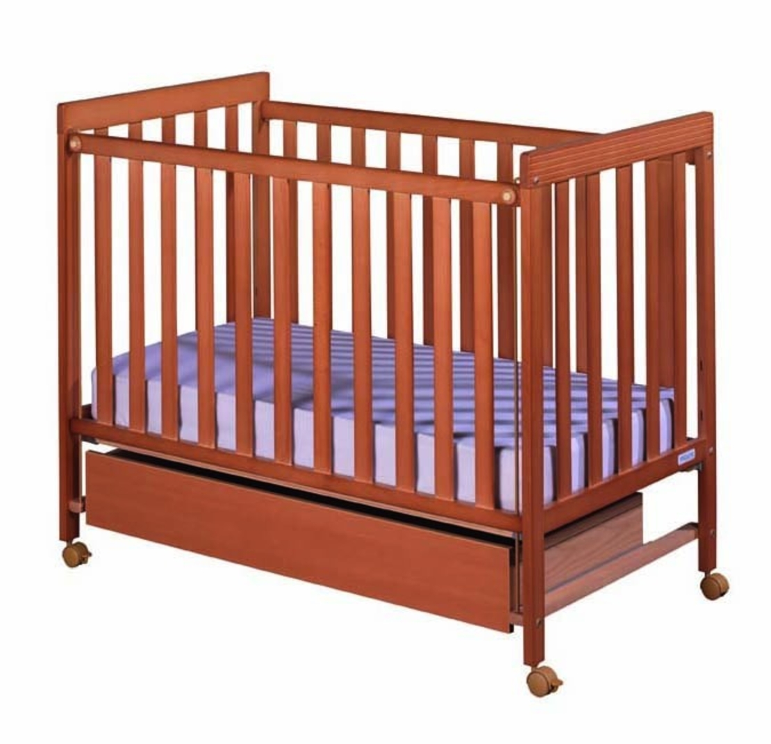Легло-кошара BASIC 1 Babymobel 60/120 - chocolate