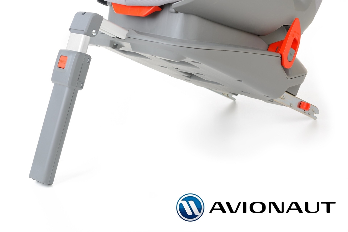 Avionaut Glider Softy столче за кола и IsoFix F.03, 9-25 кг, Черно/розово