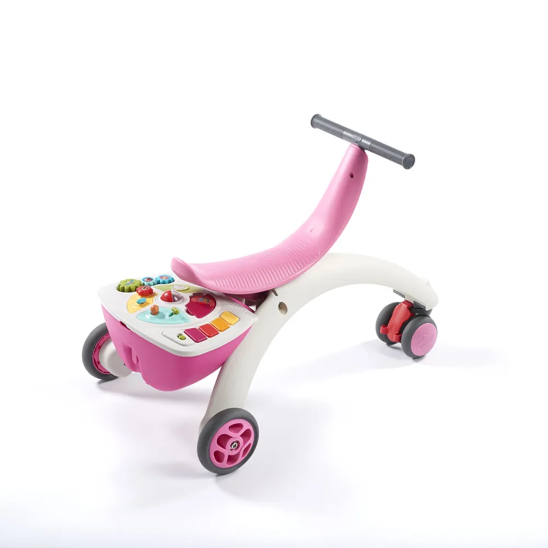 Tiny Love 5 в 1 Walk Behind and Ride On Триколка за Бутане и Яздене Розова 6-36м