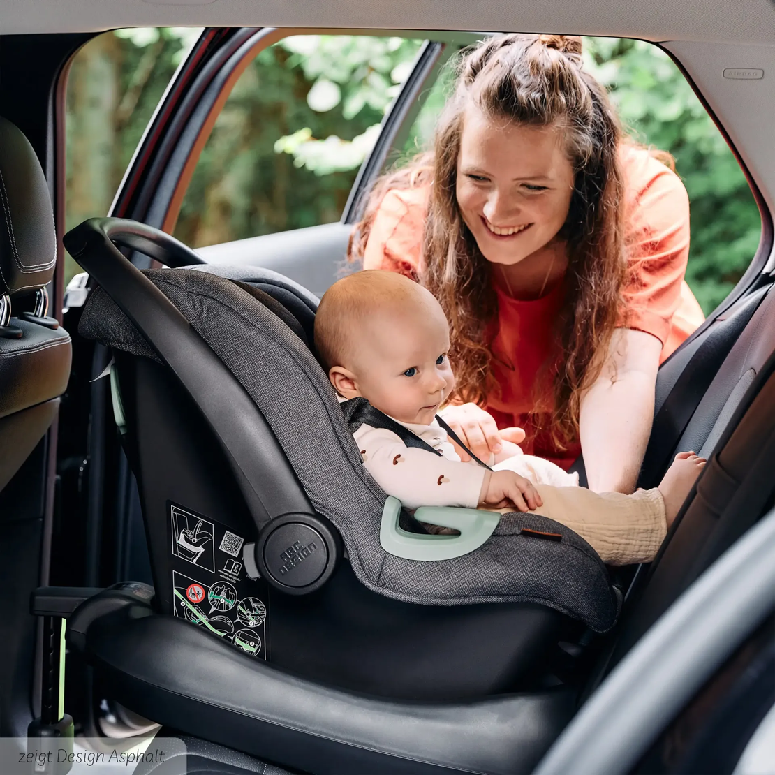 ABC Design Infant Car Seat Tulip i-Size for Newborn Babys Кош за Новородено Nature