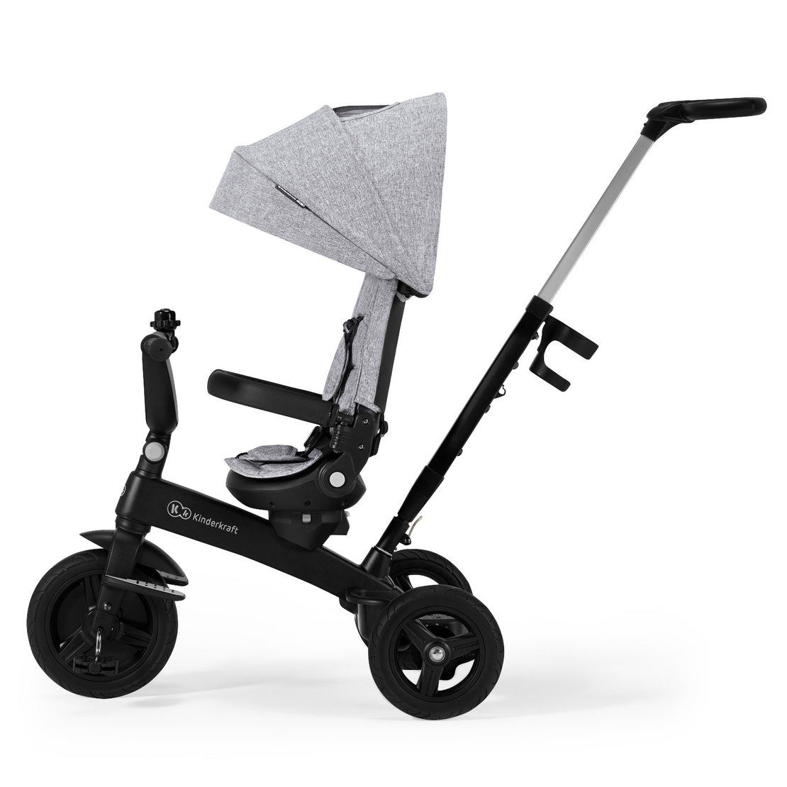  Триколка KinderKraft TWIPPER, Сива 