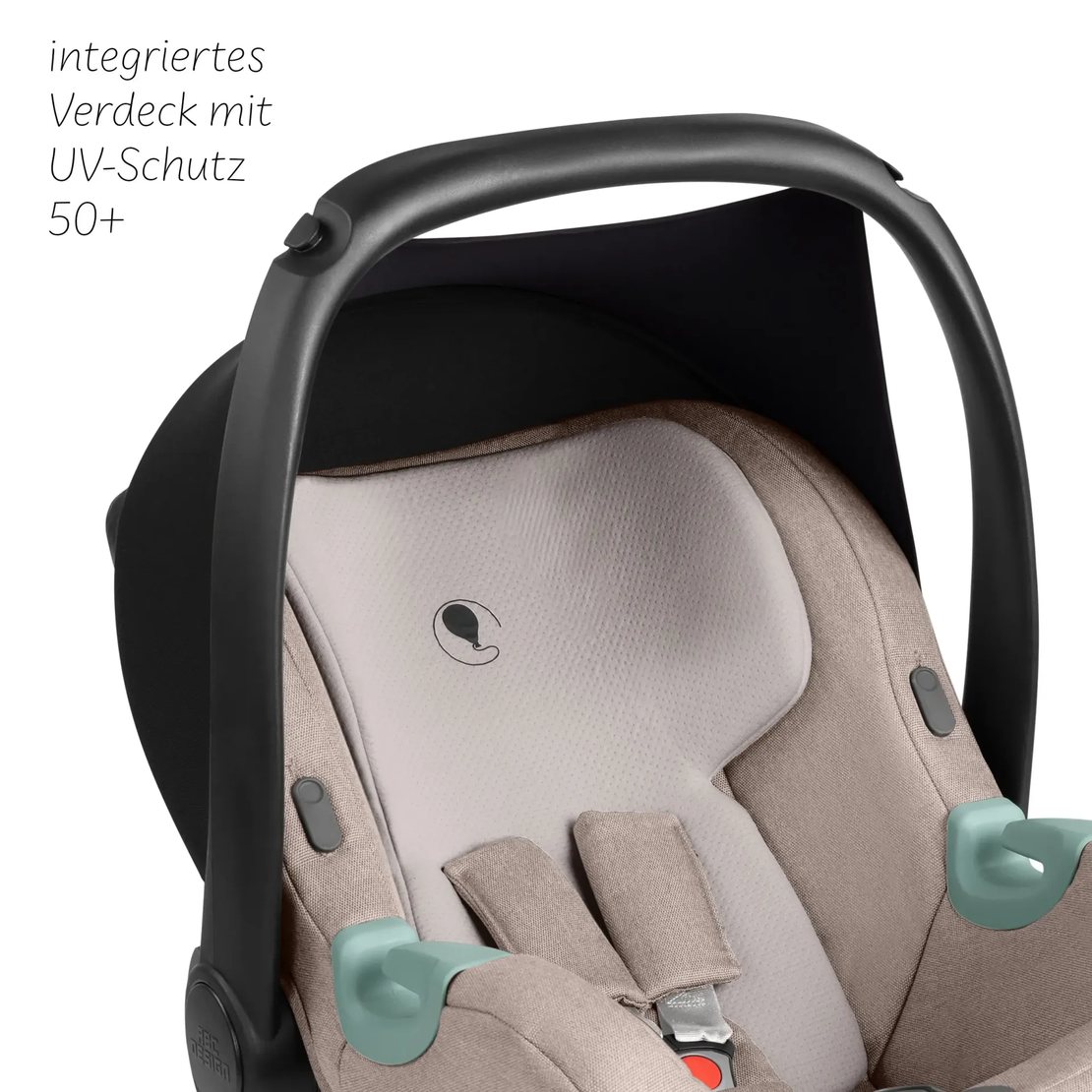 ABC Design Infant Car Seat Tulip i-Size for Newborn Babys Кош за Новородено Camel