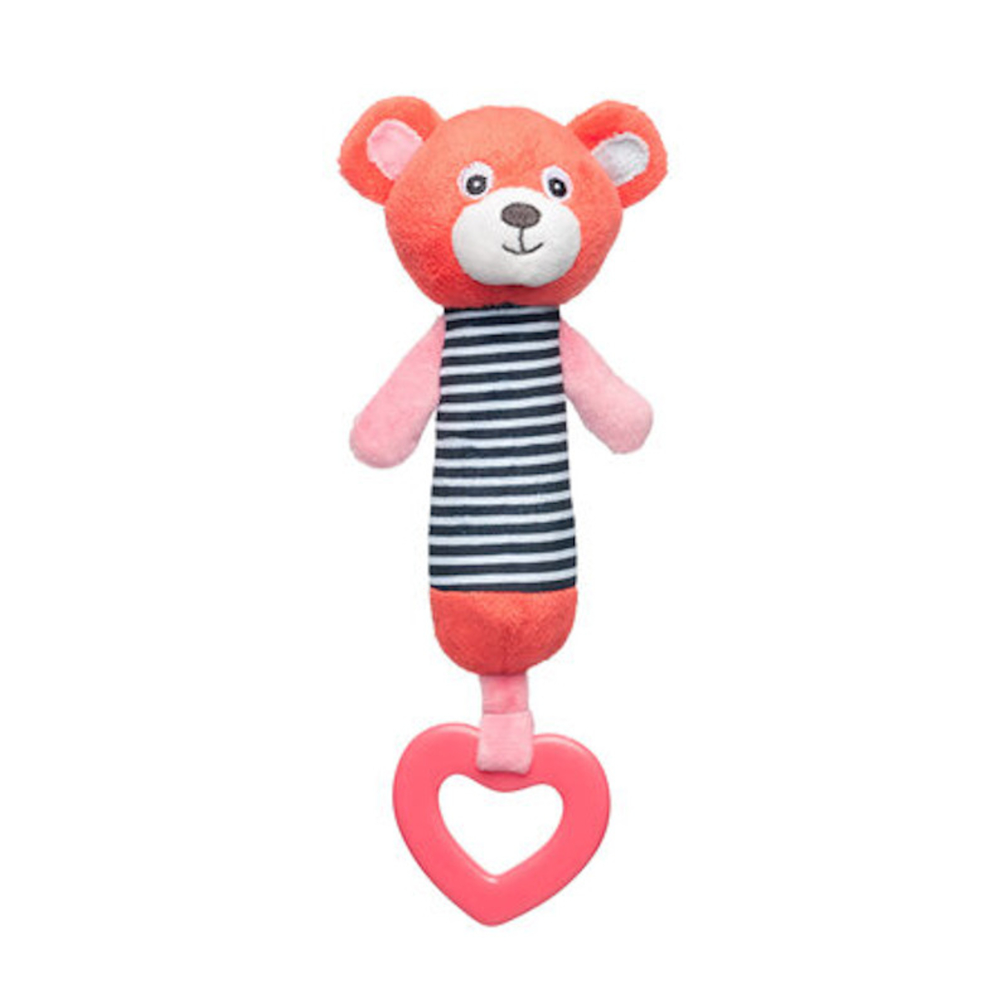 Мека играчка с чесалка и свирка 0м+ BEARS