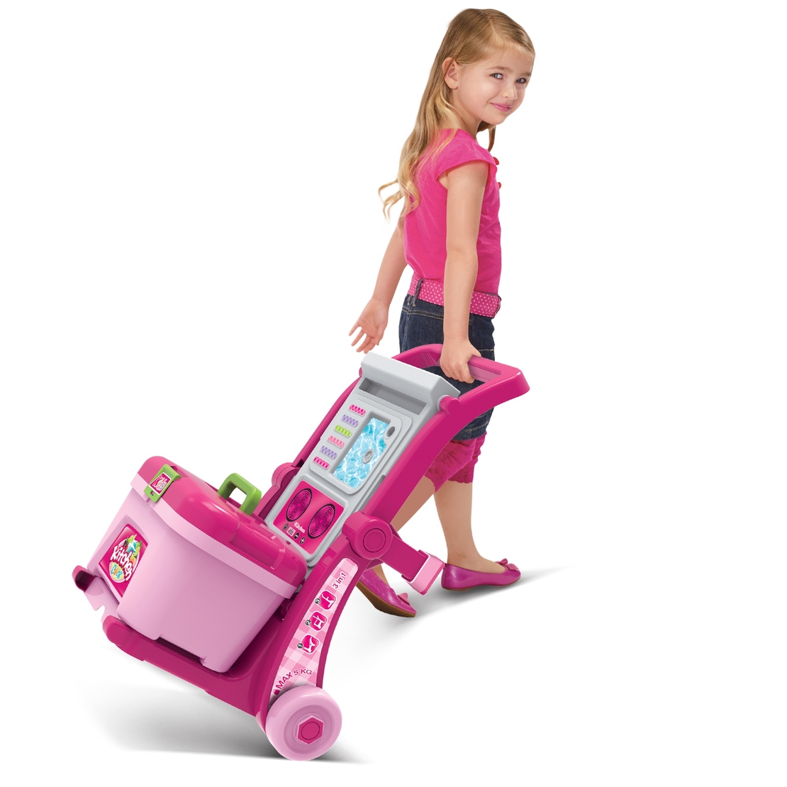  Детска кухня Buba Kitchen little Chef 008-927, Розова 