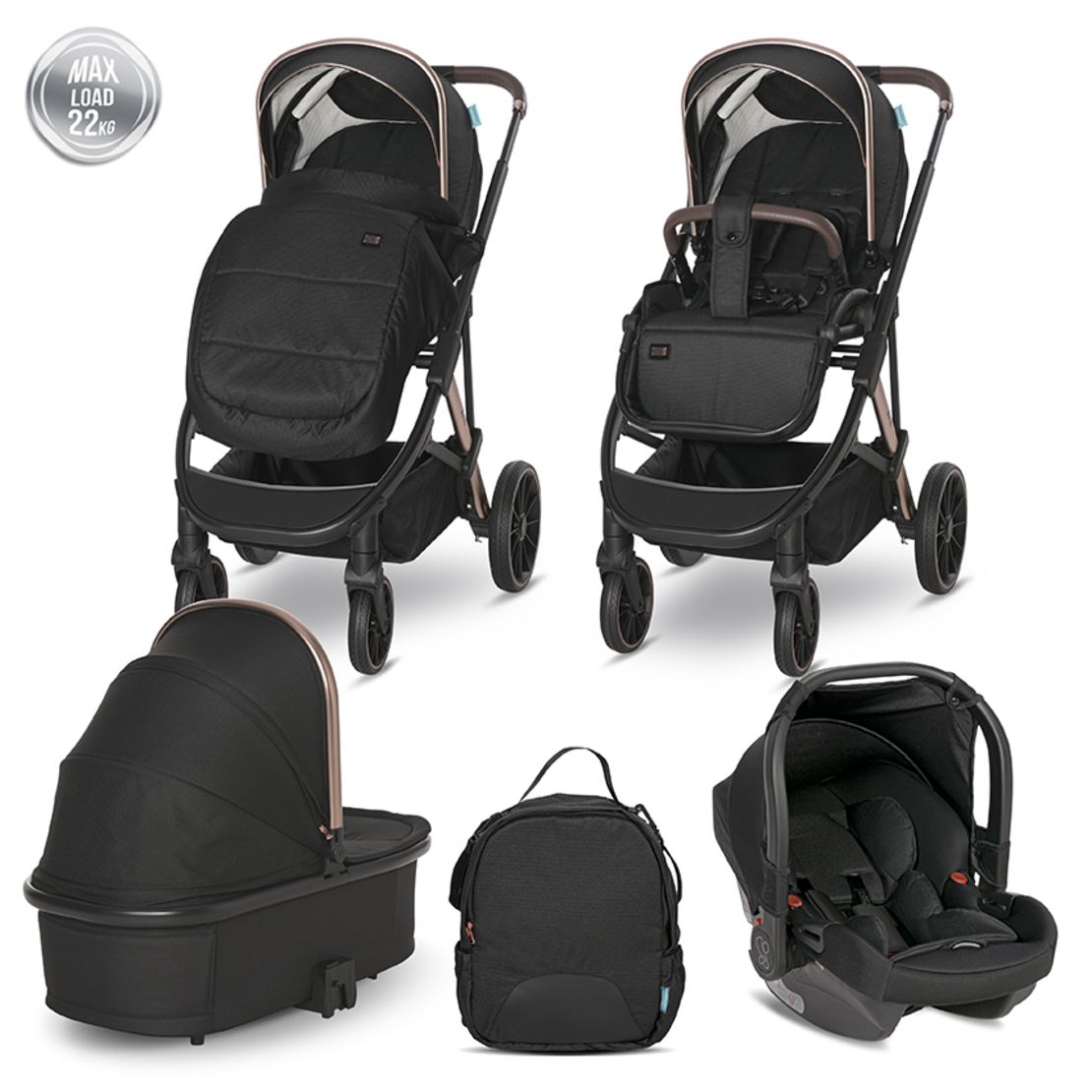 Д.КОЛИЧКА ARIA 3 в 1 BLACK