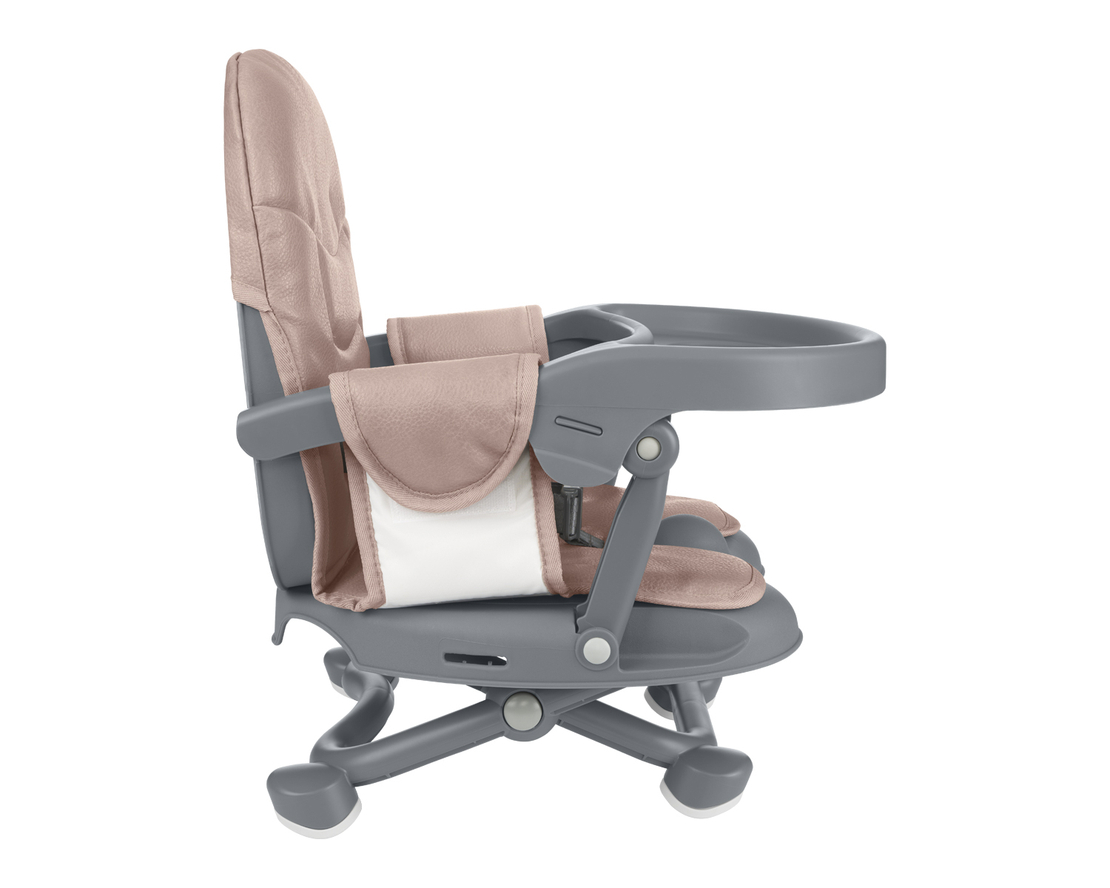 KikkaBoo Седалка за Хранене Повдигаща Pappo Pink 2025