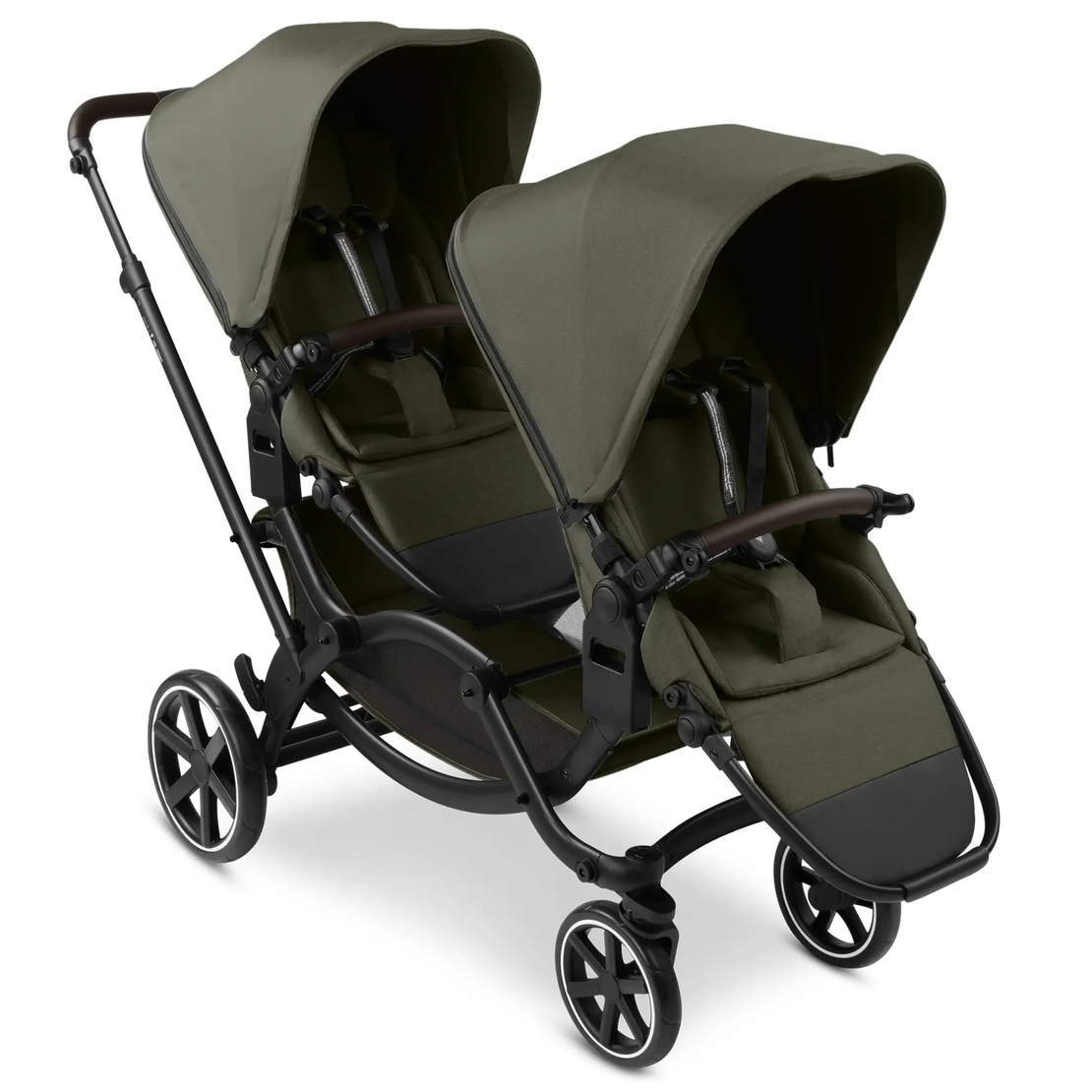 ABC Design Double Stroller Zoom 2 Avocado Комбинирана Детска Количка за Близнаци