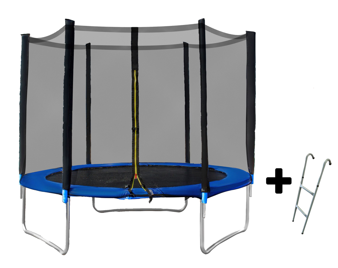 Детски батут Cosmolino 8FT (252 см) с мрежа и стълба
