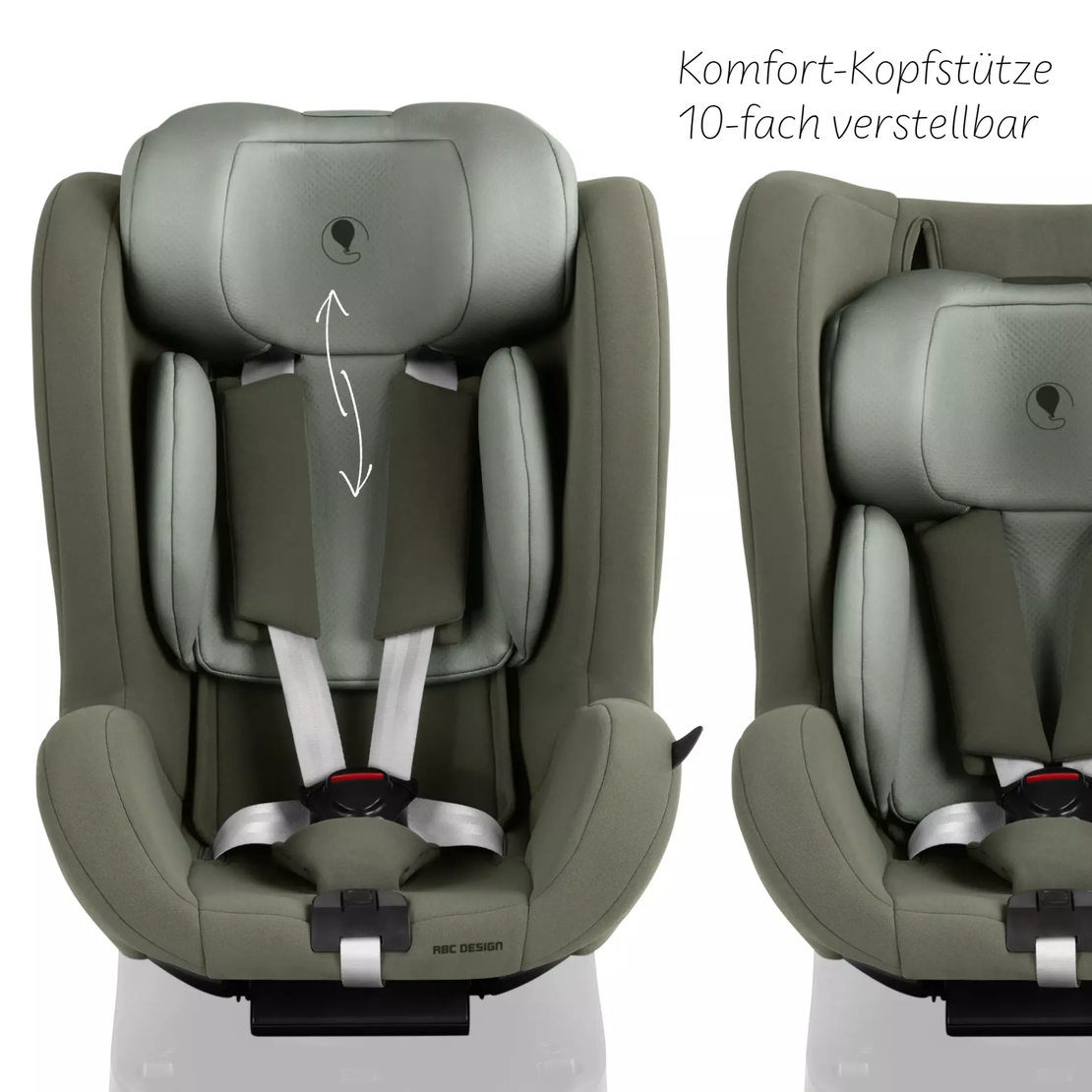 ABC Design Reboard Car Seat Lily i-Size 0 - 4 years Кош за Новородено Sage