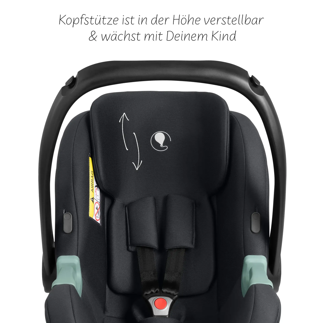 ABC Design Infant Car Seat Tulip i-Size for Newborn Babys Кош за Новородено Black