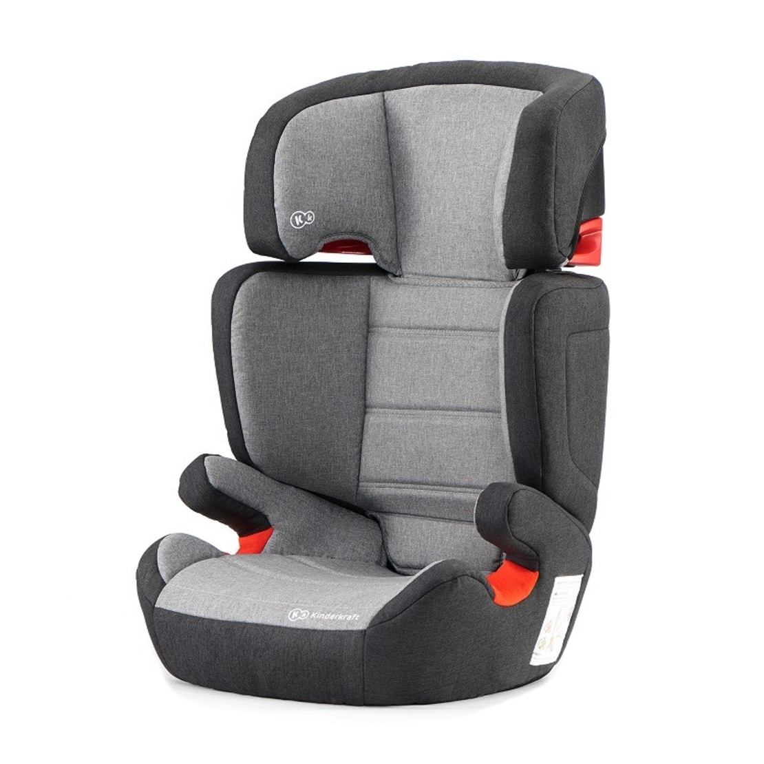  Столче за кола KinderKraft Junior IsoFIX, Сив 