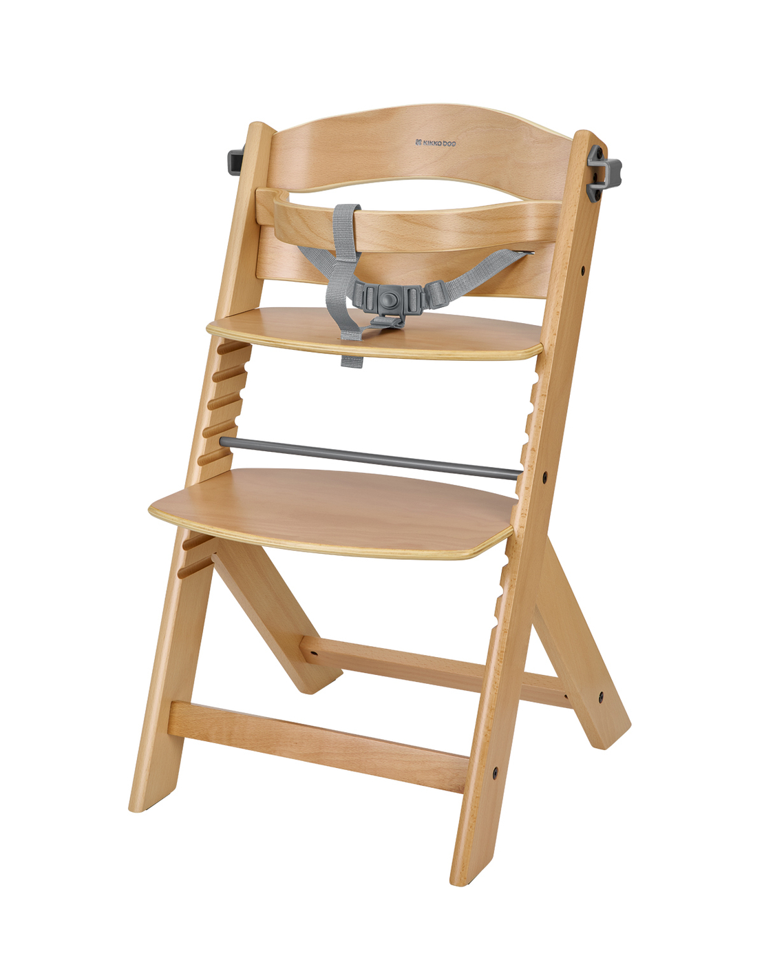 KikkaBoo Дървен Стол за Храненe Nordy Wood