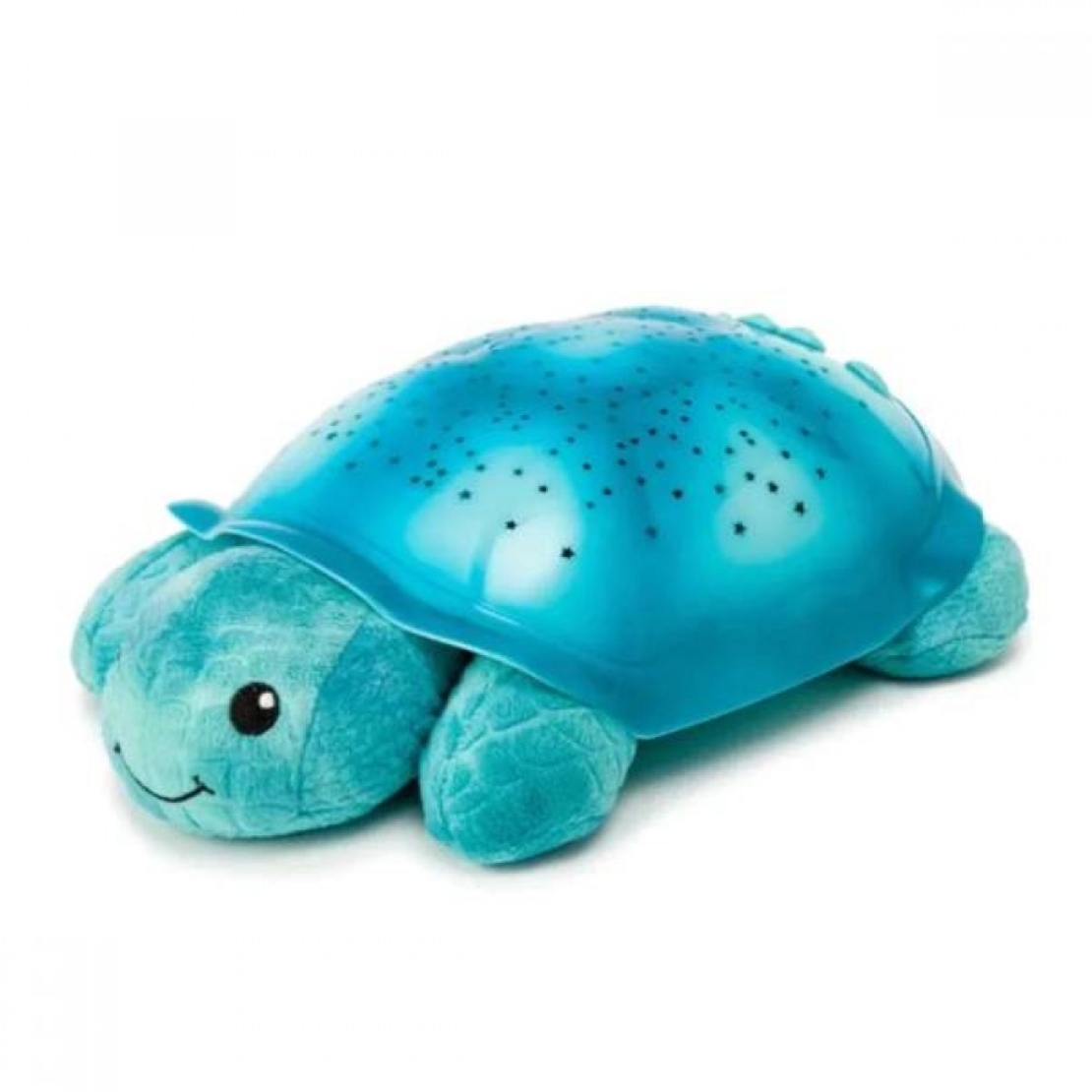 Cloud B Звезден Проектор с 3 Цвята Светлина и Звуци Twinkling Twilight Turtle Aqua