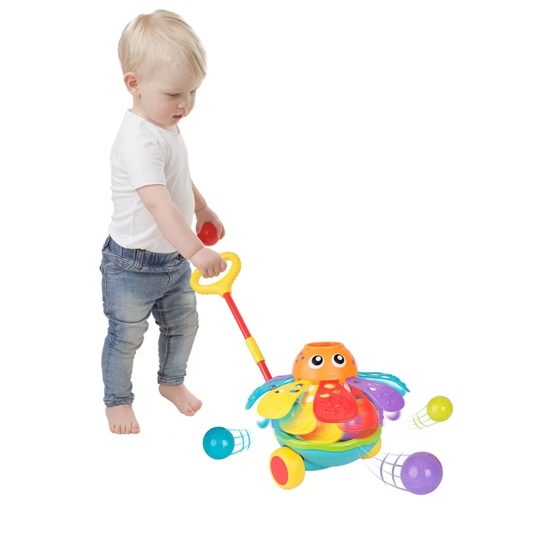 PLAYGRO АКТИВНА ИГРАЧКА ЗА БУТАНЕ С ТОПЧЕТА ОКТОПОД 12-36М
