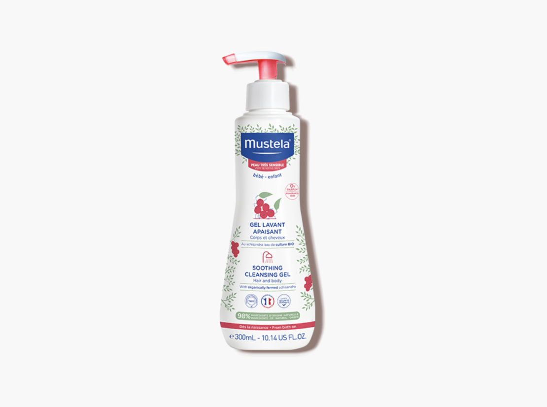 Mustela Sensitive Измивен Гел за Коса и Тяло 300 ml